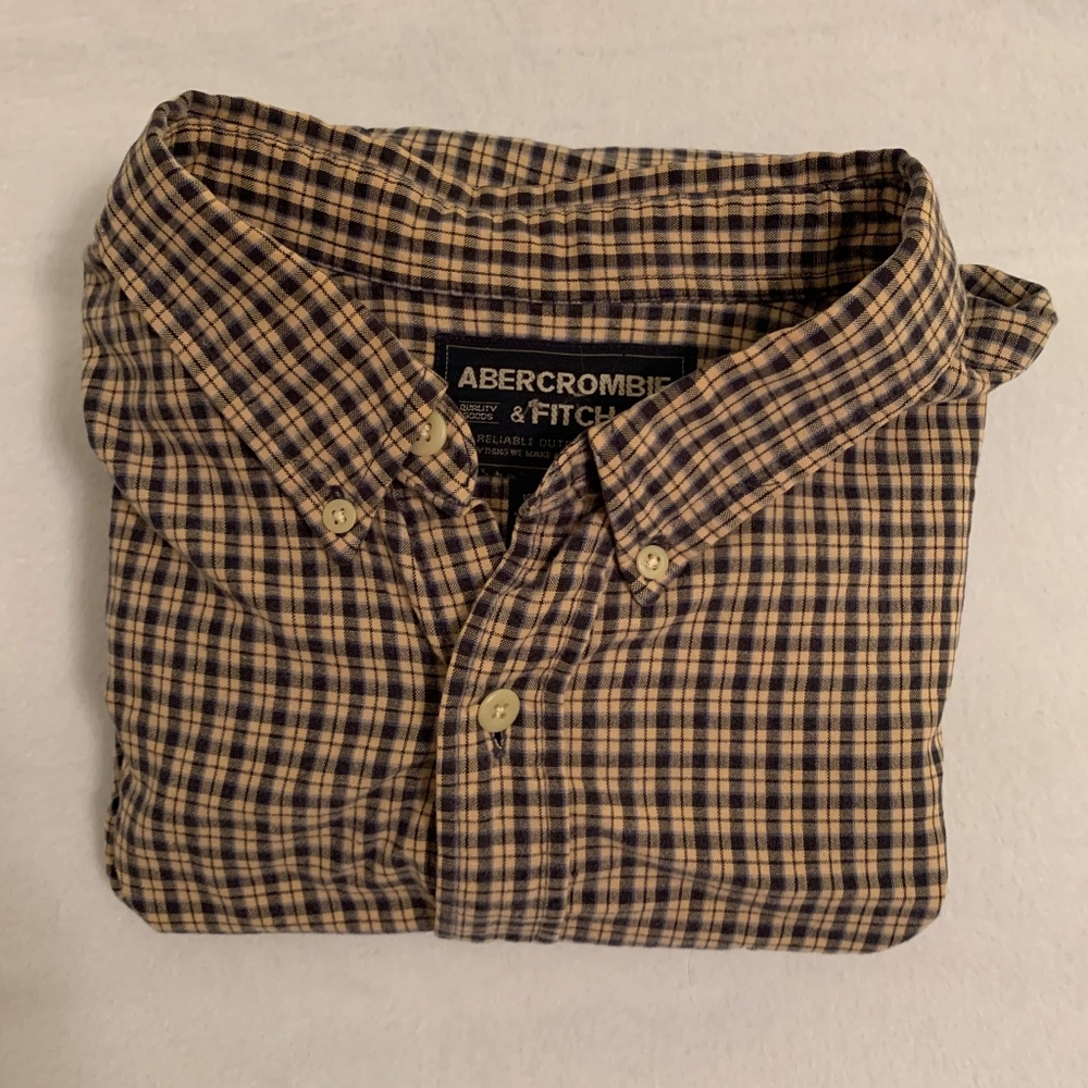 Abercrombie & Finch Mens Long Sleeve Button Down